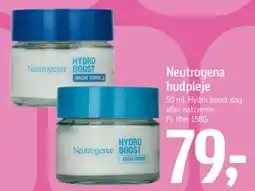 Føtex Neutrogena hudpleje (Hydro Boost dag/natcreme) tilbud