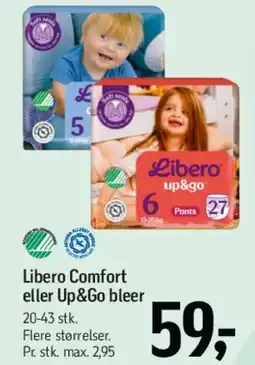 Føtex Libero Comfort eller Up&Go bleer tilbud