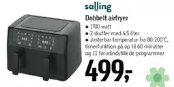 Føtex Dobbelt airfryer tilbud
