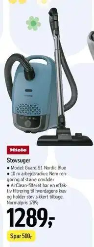 Føtex Støvsuger (Guard S1 Nordic Blue) tilbud