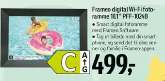 Føtex Frameo digital Wi‑Fi fotoramme 10,1 PFF-1024B tilbud
