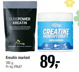 Føtex PurePower Kreatin / Creatine Monohydrate tilbud