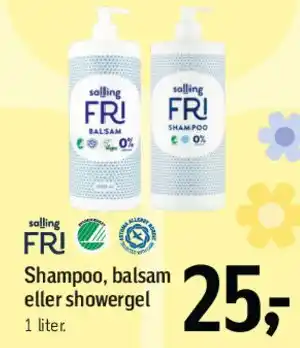Føtex Shampoo, balsam eller showergel tilbud