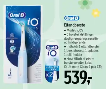 Føtex Oral-B iO eltandbørste tilbud
