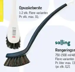 Føtex Opvaskebørste / Glasrens tilbud