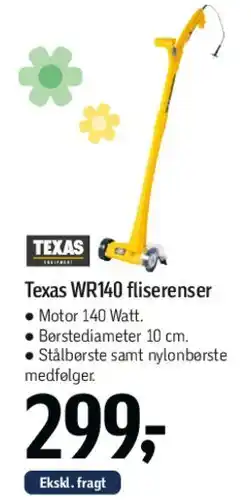 Føtex Texas WR140 fliserenser tilbud
