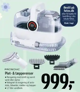 Føtex PROSONIC Plet- & tæpperenser tilbud