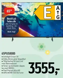 Føtex Philips 65PUS8000 tilbud
