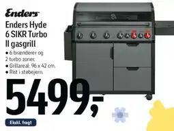 Føtex Enders Hyde 6 SIKR Turbo II gasgrill tilbud