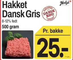 ABC Lavpris Hakket Dansk Gris tilbud
