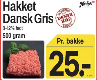 ABC Lavpris Hakket Dansk Gris tilbud