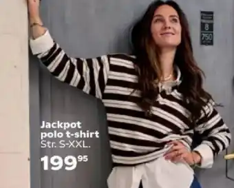 Kvickly Jackpot polo t-shirt tilbud
