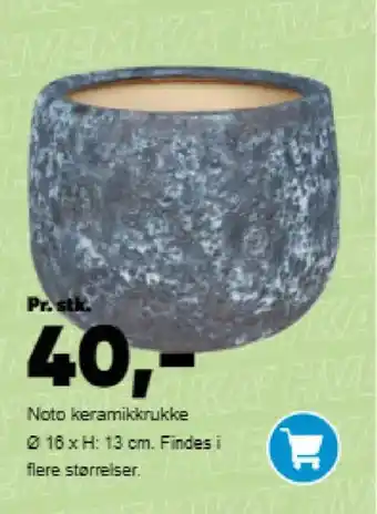 Bilka Noto keramikkrukke tilbud
