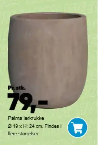 Bilka Palma lerkrukke tilbud