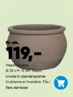 Bilka Napoli krukke tilbud