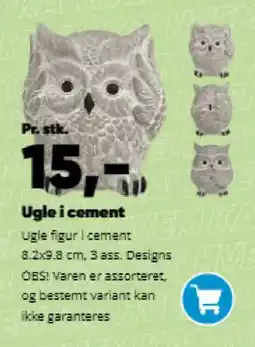 Bilka Ugle i cement tilbud