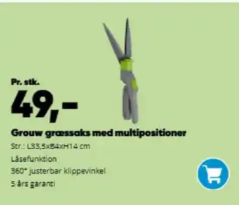 Bilka Grouw graessaks med multipositioner tilbud