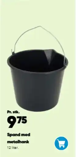 Bilka Spand med metalhank tilbud