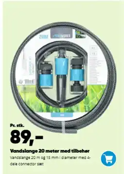 Bilka Vandslange 20 meter med tilbehør tilbud