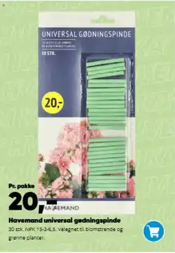 Bilka Havemand universal gødningspinde tilbud