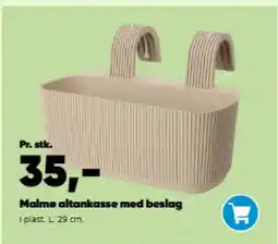 Bilka Malme altankasse med beslag tilbud