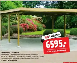 jem & fix Dobbelt carport tilbud