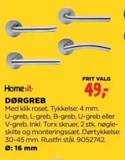 jem & fix Dørgreb tilbud