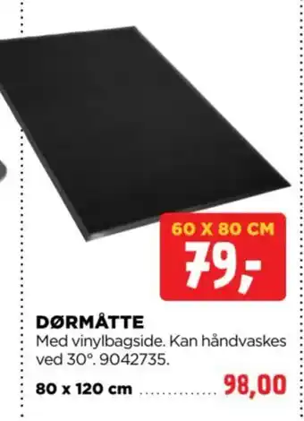 jem & fix Dørmåtte tilbud