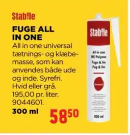 jem & fix Stabile Fuge All in one tilbud