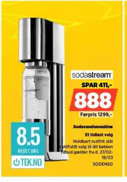 Power Sodavandsmaskine SODENSO tilbud