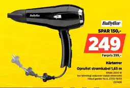 Power BaByliss Hårtørrer D374DE tilbud