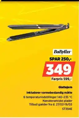 Power BaByliss Glattejern ST394E tilbud