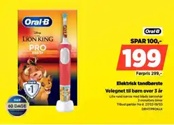 Power Oral-B Elektrisk tandbørste OBVITPROKLK tilbud