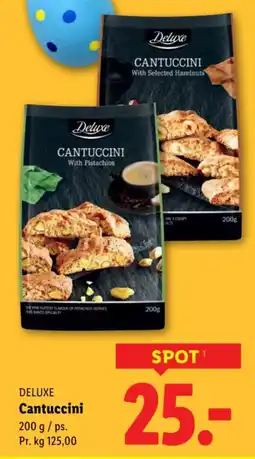 Lidl DELUXE Cantuccini tilbud