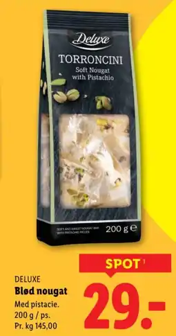Lidl DELUXE Blød nougat tilbud