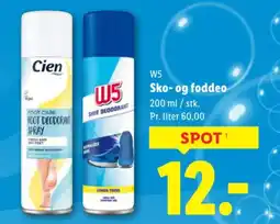 Lidl W5 Sko- og foddeo tilbud