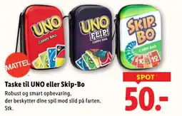 Lidl Taske til UNO eller Skip-Bo tilbud