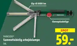 Lidl PARKSIDE® Sammefoldelig arbejdslampe tilbud