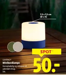 Lidl LIVARNOⓇ Minibordlampe tilbud