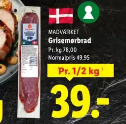 Lidl MADVÆRKET Grisemørbrad tilbud