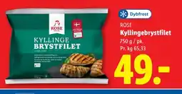 Lidl ROSE Kyllingebrystfilet tilbud