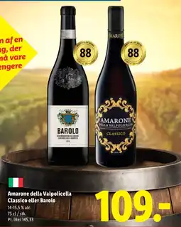 Lidl Amarone della Valpolicella Classico eller Barolo tilbud