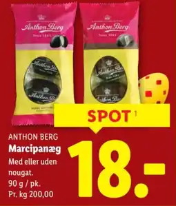 Lidl ANTHON BERG Marcipanæg tilbud