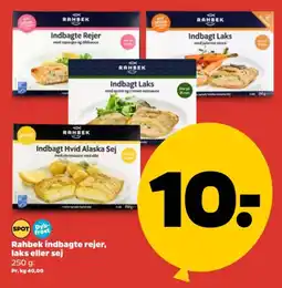 Netto Rahbek indbagte rejer, laks eller sej tilbud