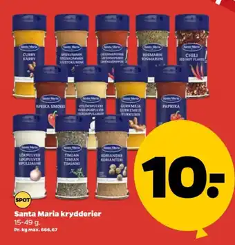 Santa Maria krydderier