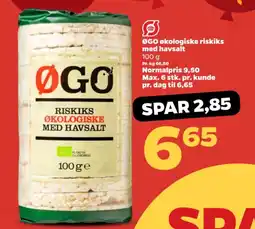 Netto Øgo økologiske riskiks med havsalt tilbud
