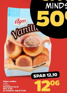 Netto Pågen vanillas tilbud