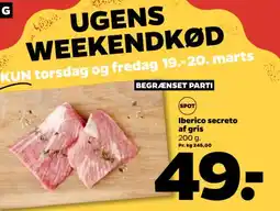 Netto Iberico secreto af gris tilbud