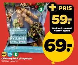 Netto Chick n quick kyllingespyd tilbud