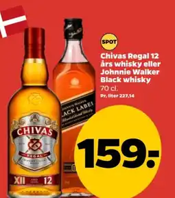 Netto Chivas Regal 12 års whisky eller Johnnie Walker Black whisky tilbud